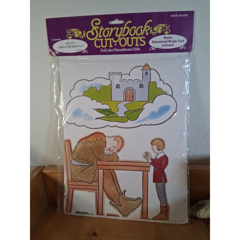 The Storybook Cut Outs - Jack & The Beanstalk Use With Flannel Board